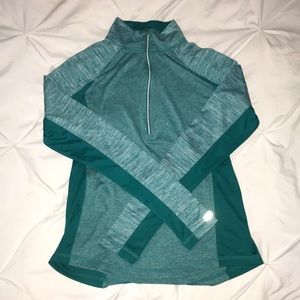 Danskin Now Semi-Fitted Quarter Zip Pullover